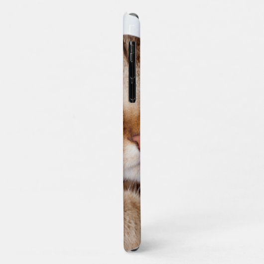 niedliches Kätzchen, hallo Herz weiß Case-Mate iPhone Hülle (Hinten/Links)