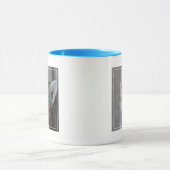 Niedliches Kätzchen im Garten Tasse (Zentrum)