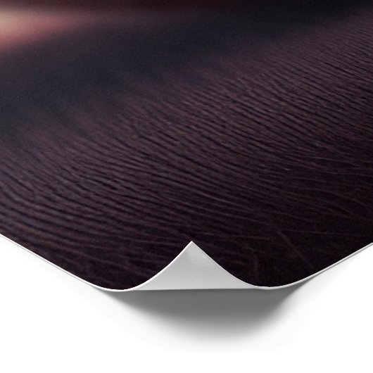 Niedliches Kätzchen in einem rosa Pullover Poster (Ecke)