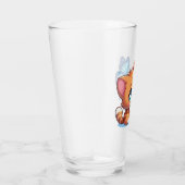 Niedliches Kätzchen/Katze/Schmetterling Glas (Rechts)