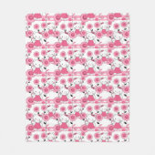 Niedliches Kätzchen Katzenjunge Fleecedecke (Vorderseite)