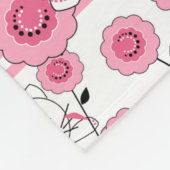 Niedliches Kätzchen Katzenjunge Fleecedecke (Ecke)