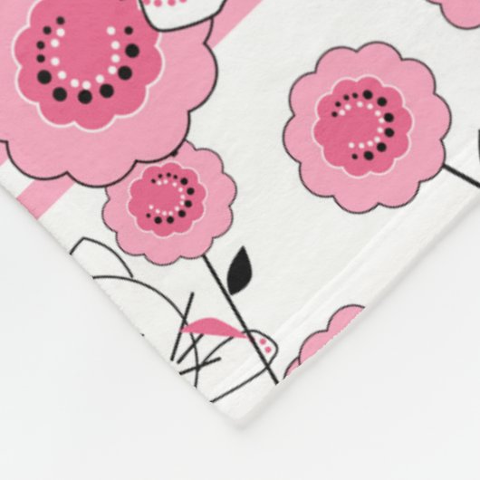 Niedliches Kätzchen Katzenjunge Fleecedecke (Ecke)