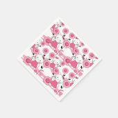 Niedliches Kätzchen Katzenjunge Serviette (Ecke)