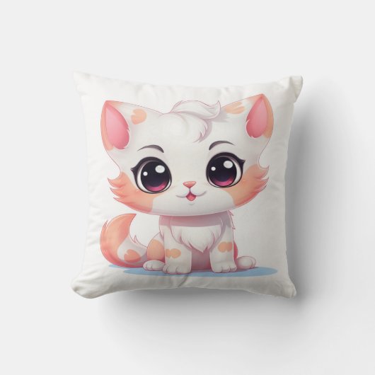 Niedliches Kätzchen Kissen (Vorderseite)