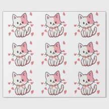 Niedliches Kätzchen mit Bogen