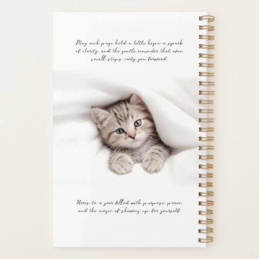 Niedliches Kätzchen Planer (Rückseite)