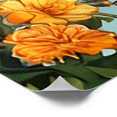 Niedliches Kätzchen-Portrait Poster (Ecke)