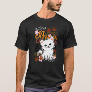 Niedliches Kätzchen  Sarkastische Kaffeekatze T-Shirt