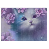 Niedliches Kätzchen Schneidebrett (Vorderseite)