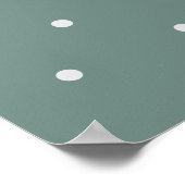 Niedliches Kätzchen Tasse Foto Blume Grün modern Poster (Ecke)