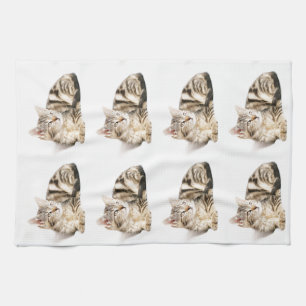 Niedliches Kätzchen teatowel Geschirrtuch