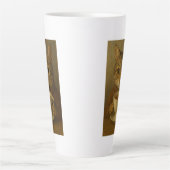 Niedliches Kätzchen trinkt Tee mit dir. Milchtasse (Vorderseite)