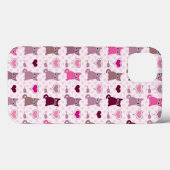 Niedliches Kätzchenmädchenmuster Case-Mate iPhone Hülle (Rückseite (Horizontal))