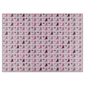 Niedliches Kätzchenmädchenmuster Schneidebrett (Vorderseite)