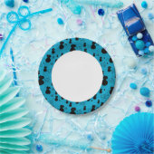 Niedliches Kätzchenmuster Pappteller (Party)