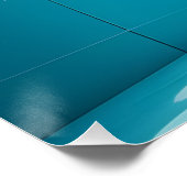 Niedliches Katzen Fliegen Tauchen im Pool Funny Poster (Ecke)