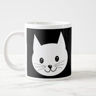 Niedliches Katzen-Gesicht. Jumbo-Tasse