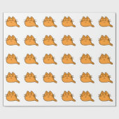 Niedliches Katzen-Kätzchen Geschenkpapier (Flach)