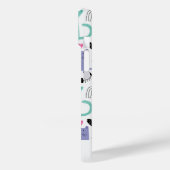 Niedliches Katzen Muster Case-Mate iPhone Hülle (Rückseite / Links)