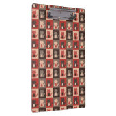 Niedliches Katzen-Muster Klemmbrett (Rechts)