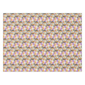 Niedliches Katzen-Muster Tischdecke (Vorderseite (Horizontal))