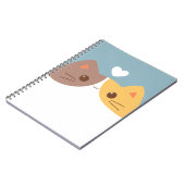 Niedliches Katzen-Notizbuch Notizblock (Linke Seite)