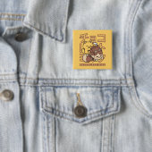 Niedliches Katzen Schokolade Milchkarton Kawaii Ku Button (Beispiel)