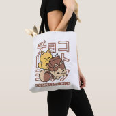 Niedliches Katzen Schokolade Milchkarton Kawaii Ku Tasche (Von Nahem)