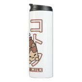 Niedliches Katzen Schokolade Milchkarton Kawaii Ku Thermosbecher (Nach rechts gedreht)