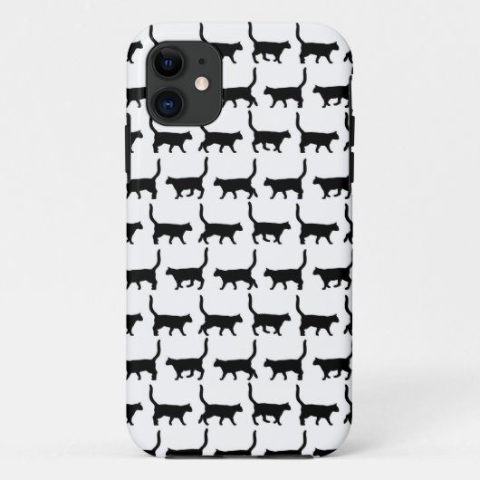 Niedliches Katzen-schwarze Katzen iPhone 5 5S Case-Mate iPhone Hülle (Rückseite)