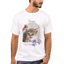 Niedliches Katzen-Tier mit individuellem Namen