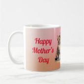 Niedliches Katzen- und Hundefarben Kaffeetasse (Links)