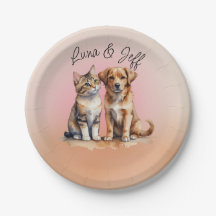 Niedliches Katzen- und Hundefarben