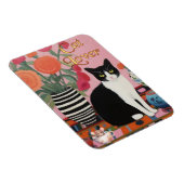 Niedliches Katzen- und Mausmagnet Magnet (Rechte Seite)