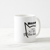 Niedliches Katzen-Zitat-Geschenk passen heraus, Kaffeetasse (VorderseiteRechts)