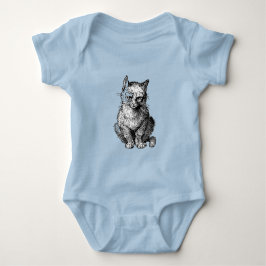 Niedliches Katzenbaby-Shirt Baby Strampler