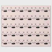 Niedliches Katzendesign | Adortable felines Artwor Geschenkpapier (Flach)