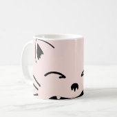 Niedliches Katzendesign | Adortable felines Artwor Kaffeetasse (Vorderseite Links)