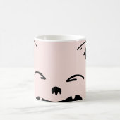 Niedliches Katzendesign | Adortable felines Artwor Kaffeetasse (Mittel)