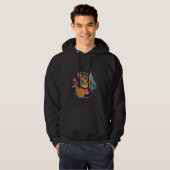 niedliches Katzendesign Hoodie (Vorne ganz)