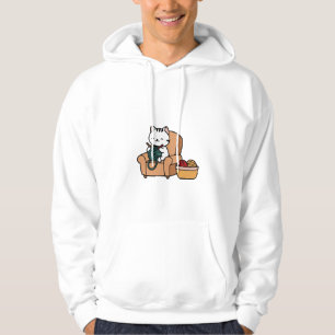 niedliches Katzendesign Katzen lieben Design Hoodie