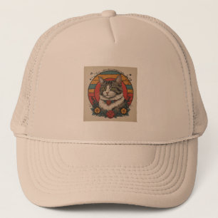 niedliches Katzendesign Katzen lieben Design kau Truckerkappe