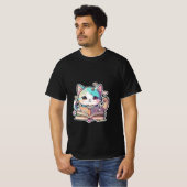 niedliches Katzendesign T-Shirt (Vorne ganz)