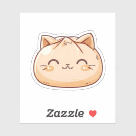 Niedliches Katzendupling Aufkleber