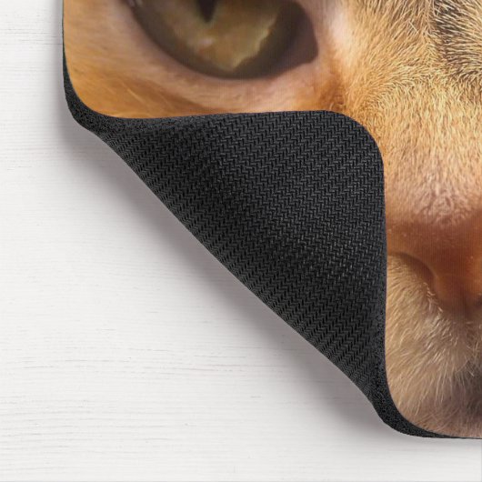 niedliches Katzengesicht 3 Mousepad (Ecke)