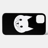Niedliches Katzengesicht. Case-Mate iPhone Hülle (Rückseite (Horizontal))