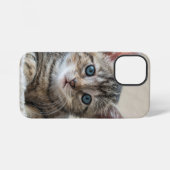 Niedliches Katzengesicht iPhone Hülle (Rückseite (Horizontal))