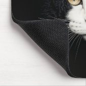 Niedliches Katzengesicht Mousepad (Ecke)