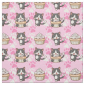 Niedliches Katzengewebe Stoff (Muster)